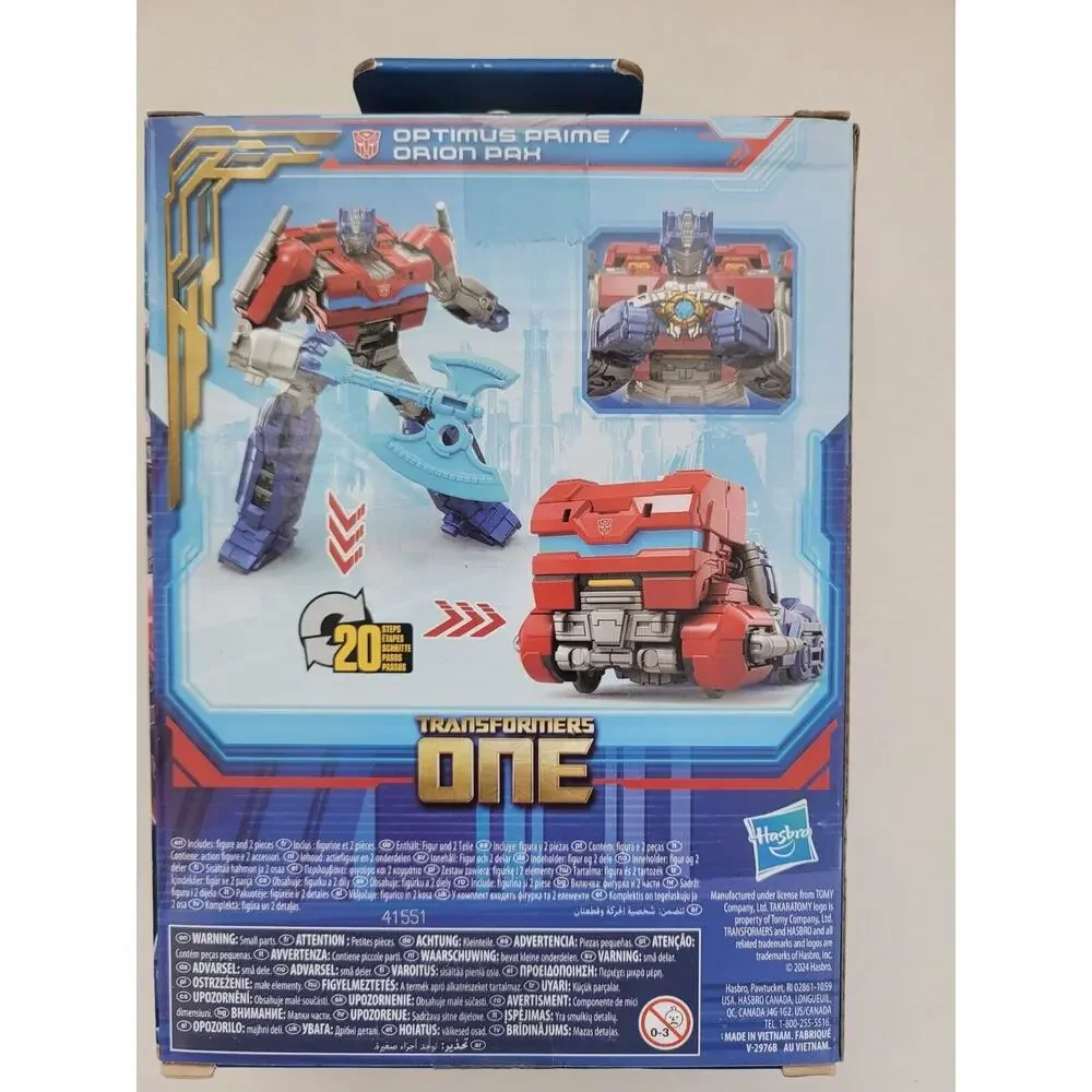 Transformers One Prime Changer Optimus Prime‎ (Orion Pax) 5-Inch